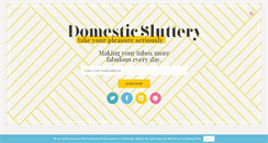 Desktop Screenshot of domesticsluttery.com